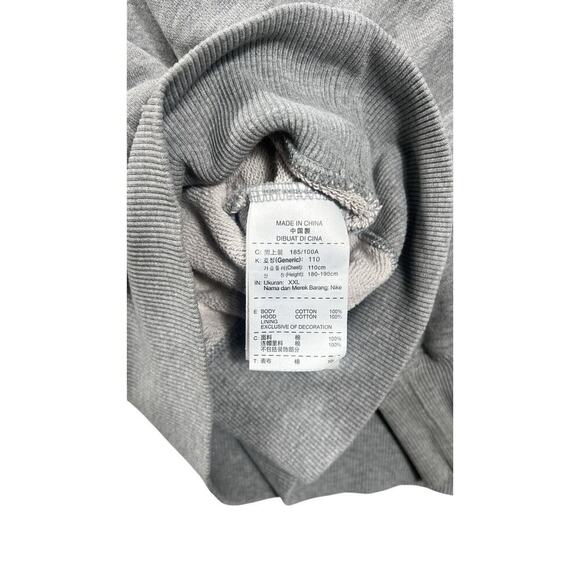 Vintage Y2K 2000s Nike Big Swoosh Spellout Hoodie Sweatshirt Size XXL RARE - Picture 12 of 16